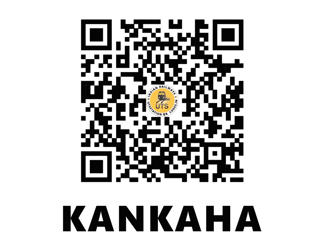 UTS QR Code for KANKAHA - KKAH - NR (UTTAR PRADESH)